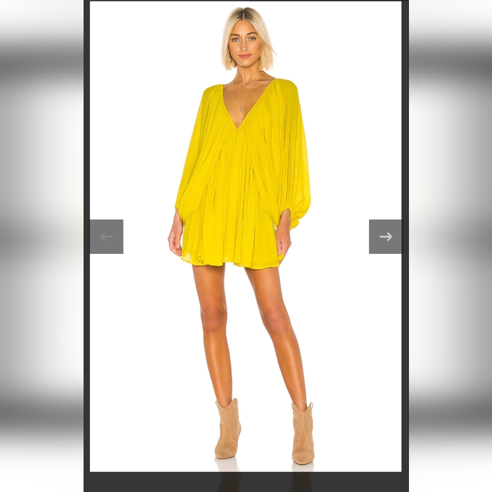 TULAROSA NOLA DRESS IN VIBRANT YELLOW